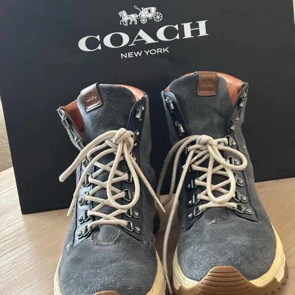 Coach Urban Hiker Boot - Charcoal and Tan